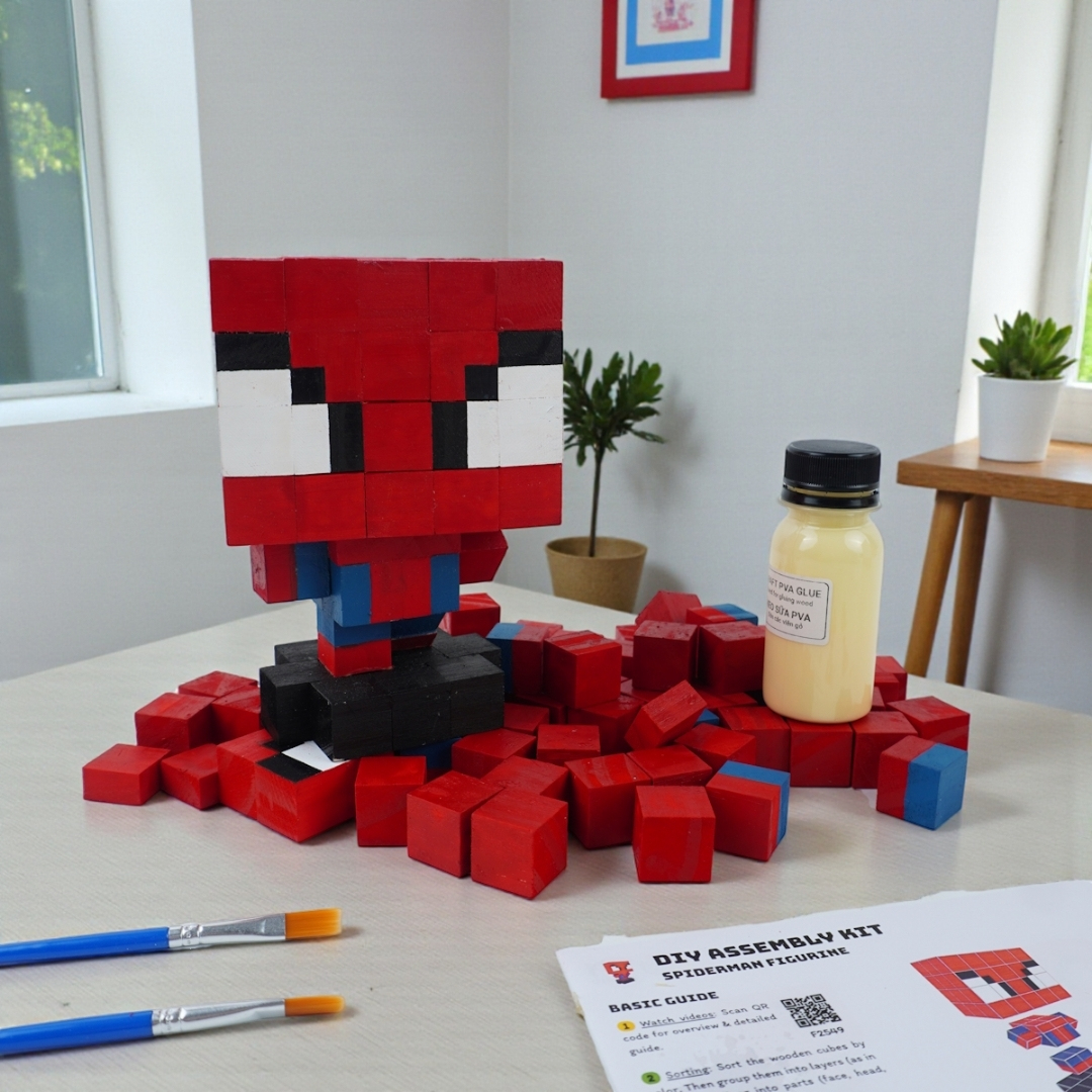 p9. Bộ Lắp Ghép Nhân Vật Người Nhện Spider-man