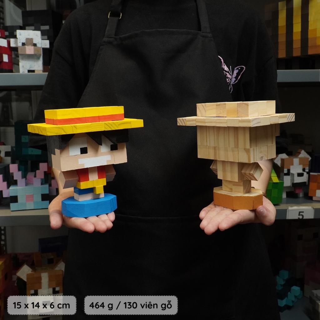 (DIY) Kit Tô Màu Monkey D.Luffy