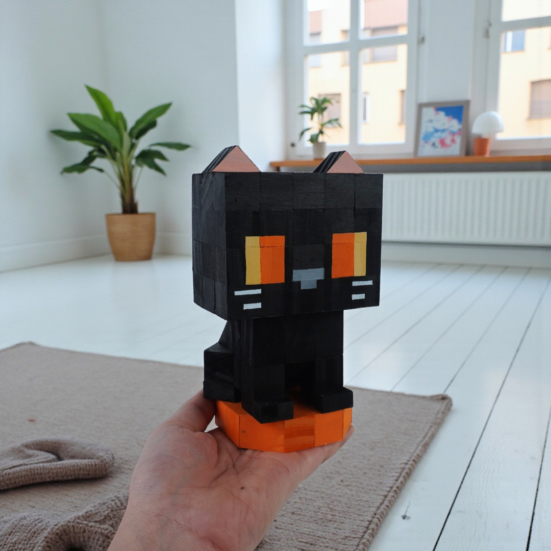 p5 - Mô Hình Gỗ Mèo Mun