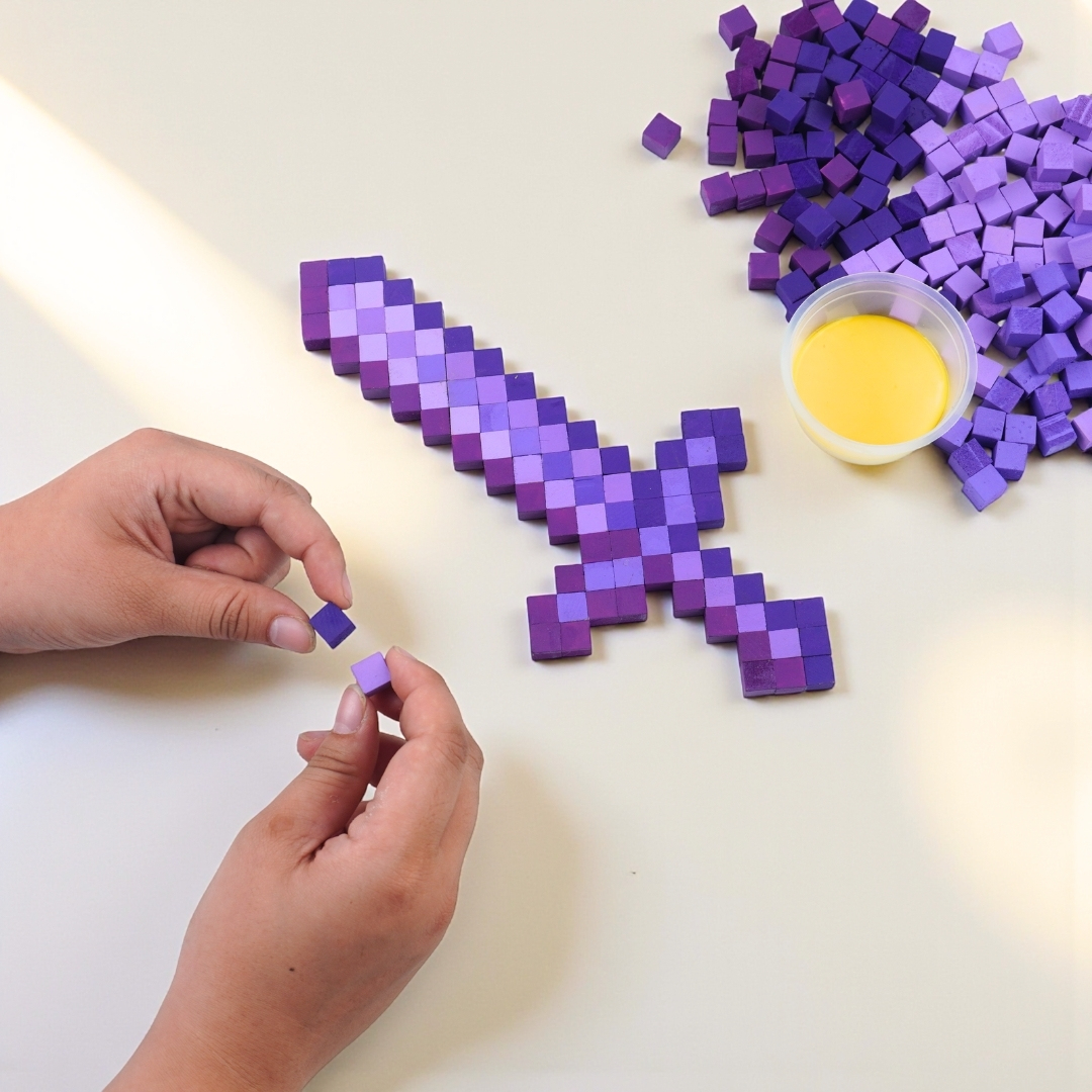 p1. Bộ Lắp Ghép 2 Trang Bị Minecraft Netherite (Thu Nhỏ)