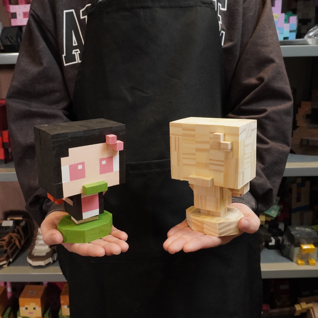 (DIY) Kit Tô Màu Mô Hình Nhân Vật Nezuko