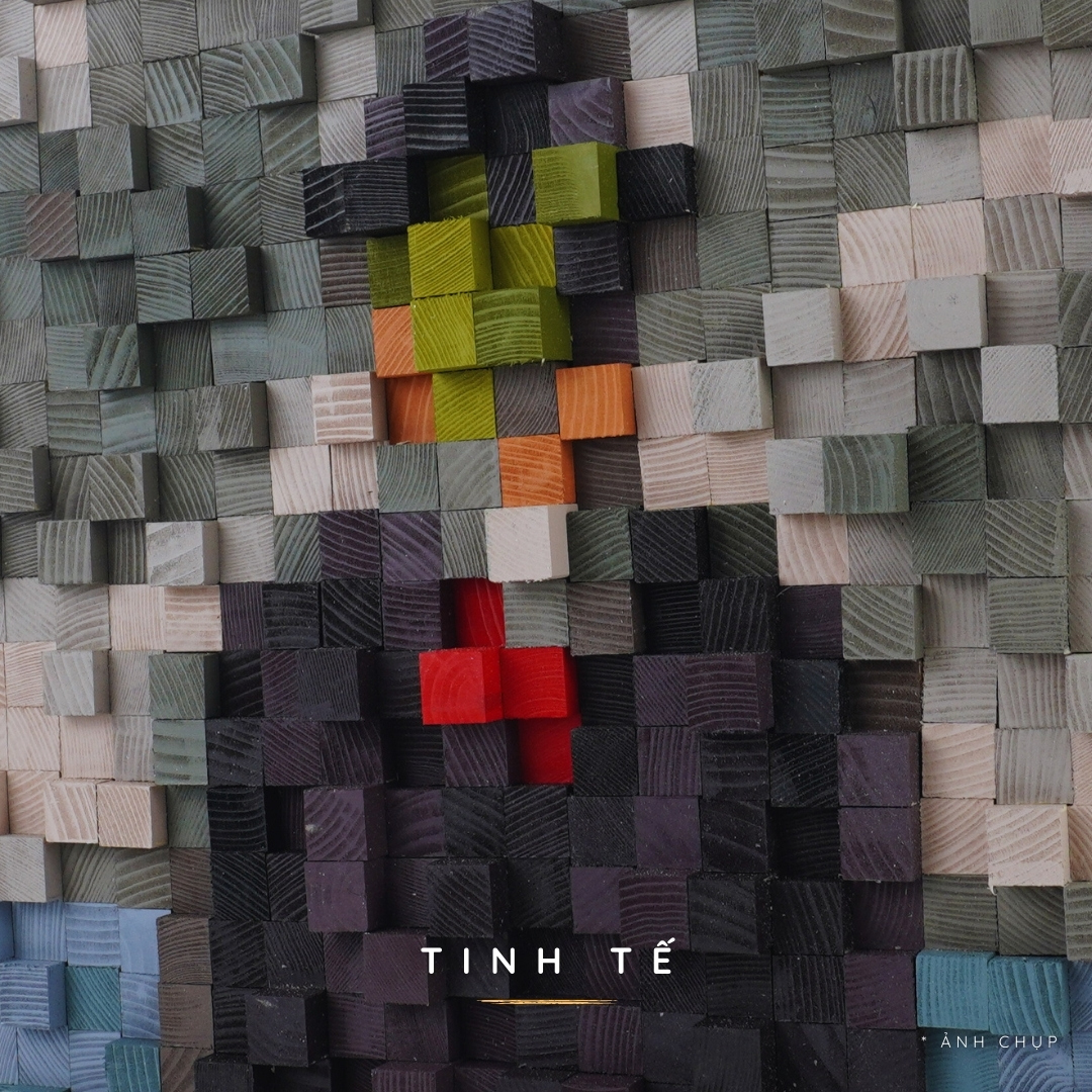 Tranh Pixel The Son of Man (Blur)