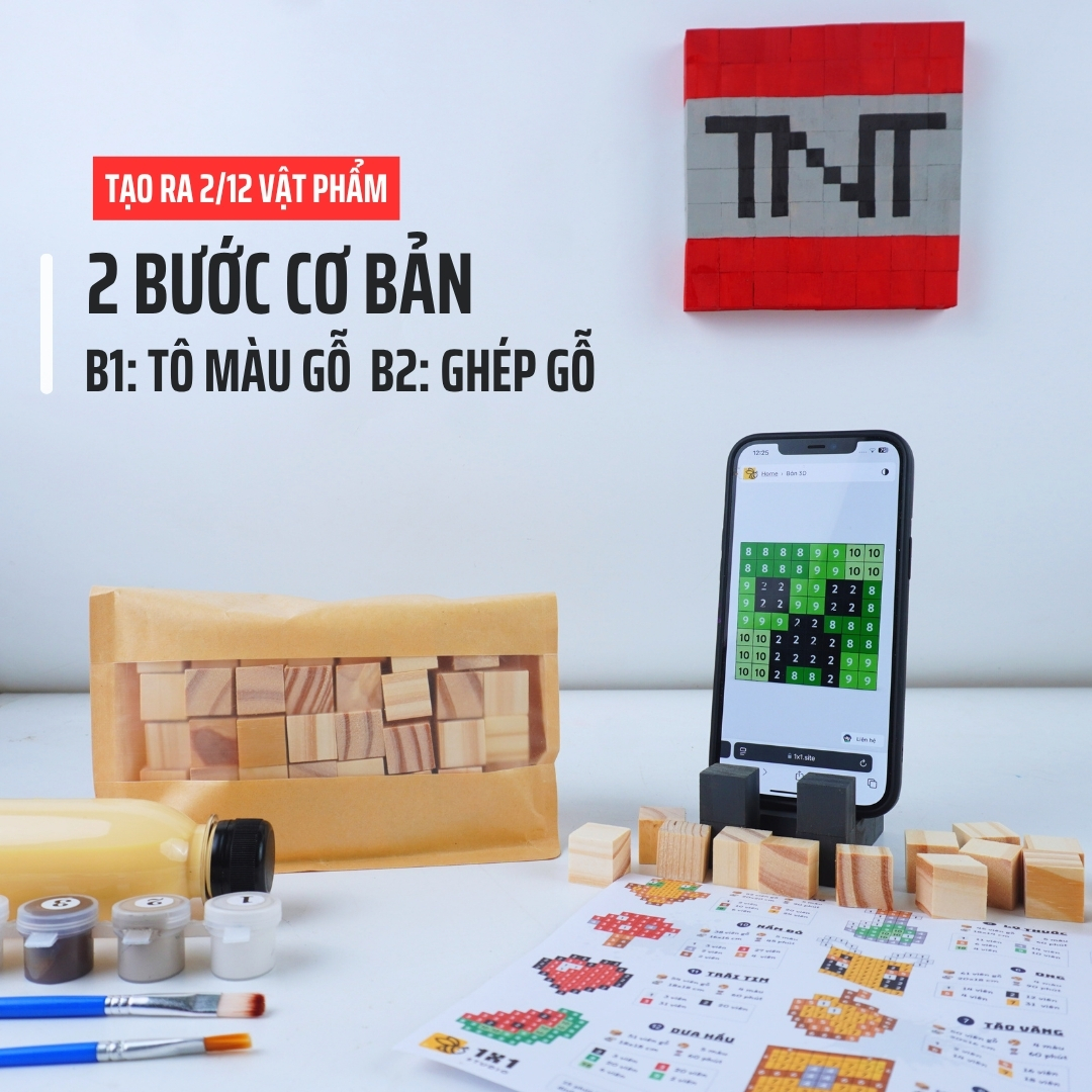 Bộ Chế Tạo Vật Phẩm Treo Tường *Bộ 1 (STEAM)