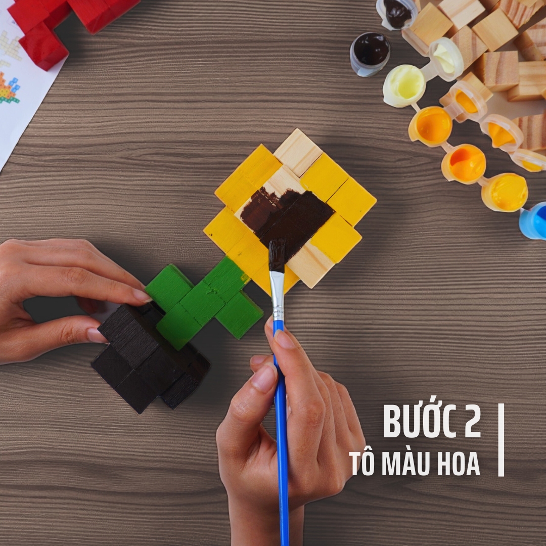 KIT Tự Làm Hoa Gỗ (40 Mẫu Mô Hình) *STEAM