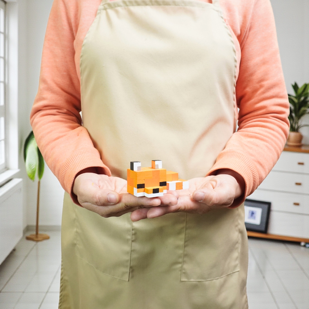 p3. Bộ Lắp Ghép Minecraft Fox Cáo (Thu Nhỏ)