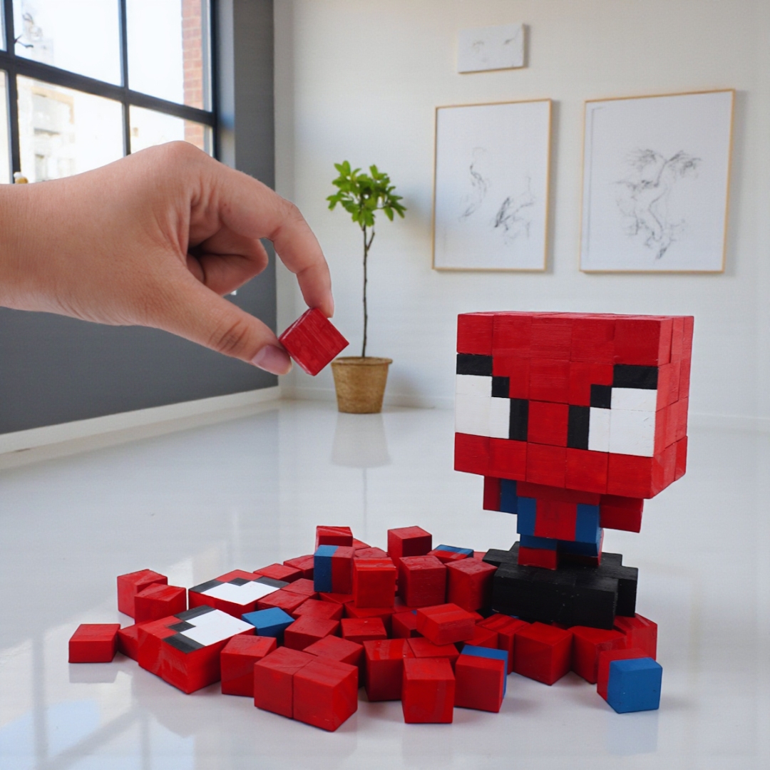 p9. Bộ Lắp Ghép Nhân Vật Người Nhện Spider-man