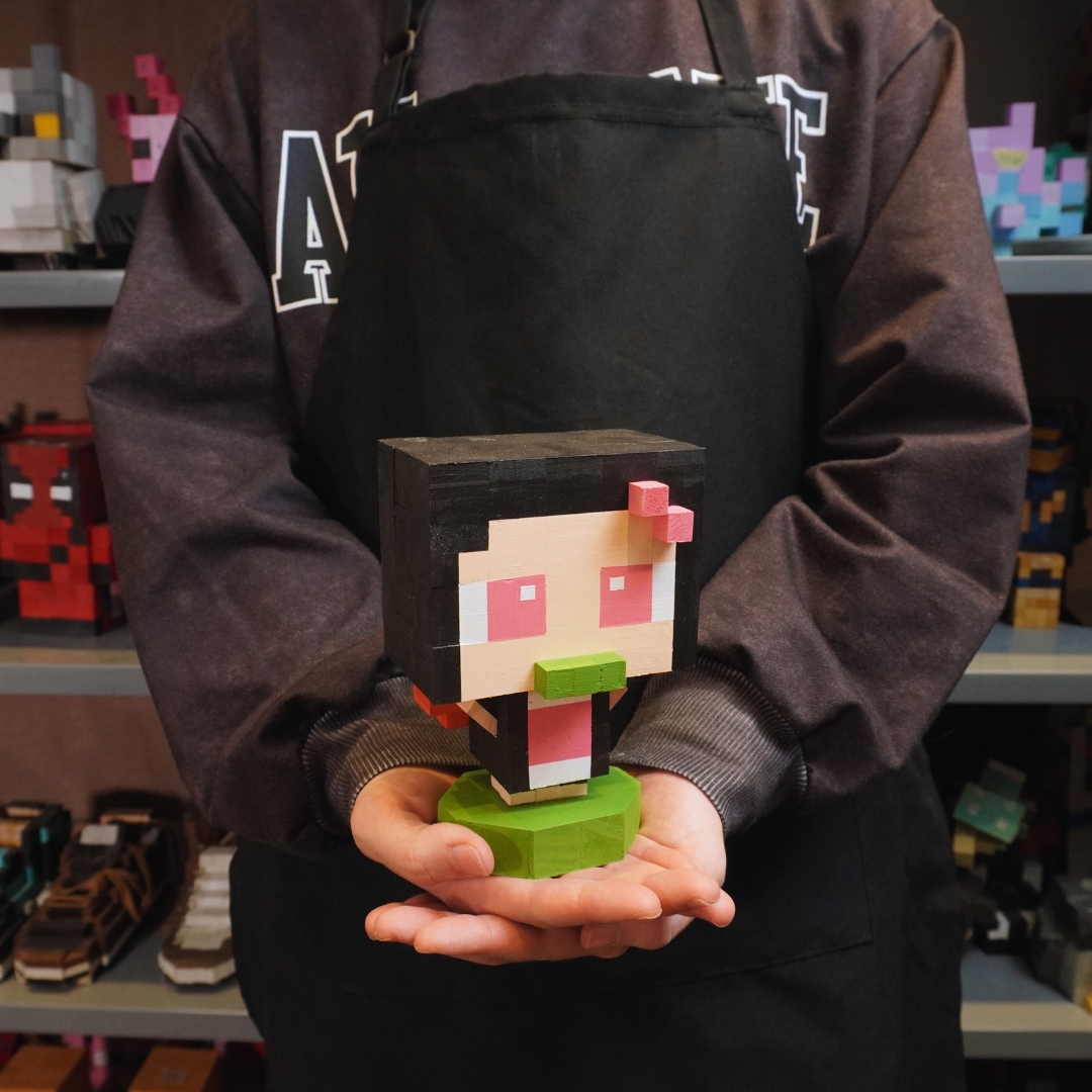 Mô Hình Gỗ Nhân Vật Nezuko