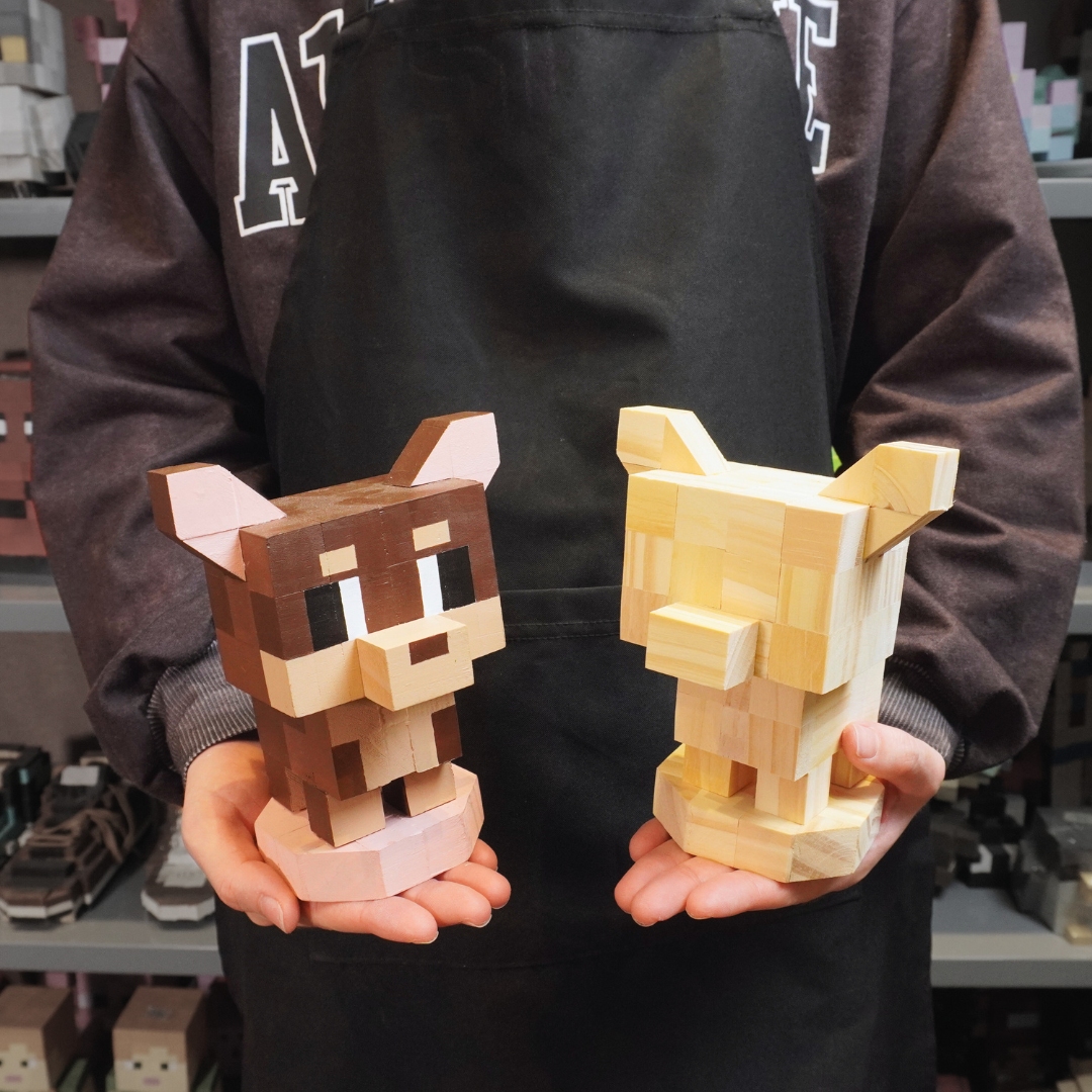 (DIY) Kit Tô Màu Mô Hình Chó Chihuahua Nâu (s)