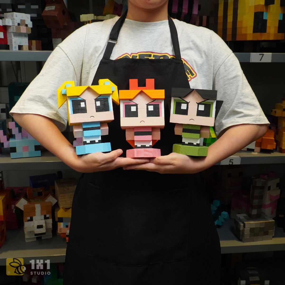 Mô Hình Gỗ Buttercup (PPG)