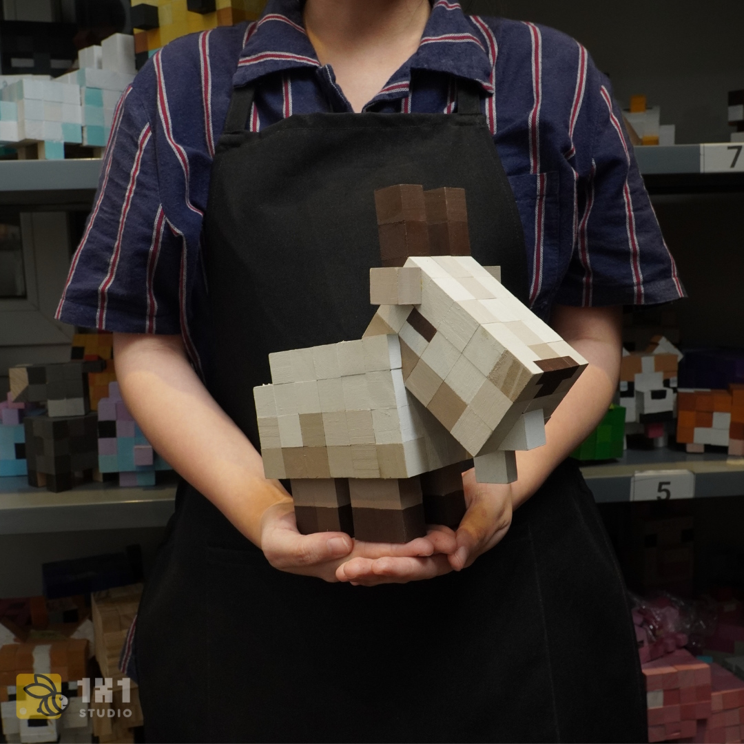 Mô Hình Gỗ Dê Núi (Art Toy)