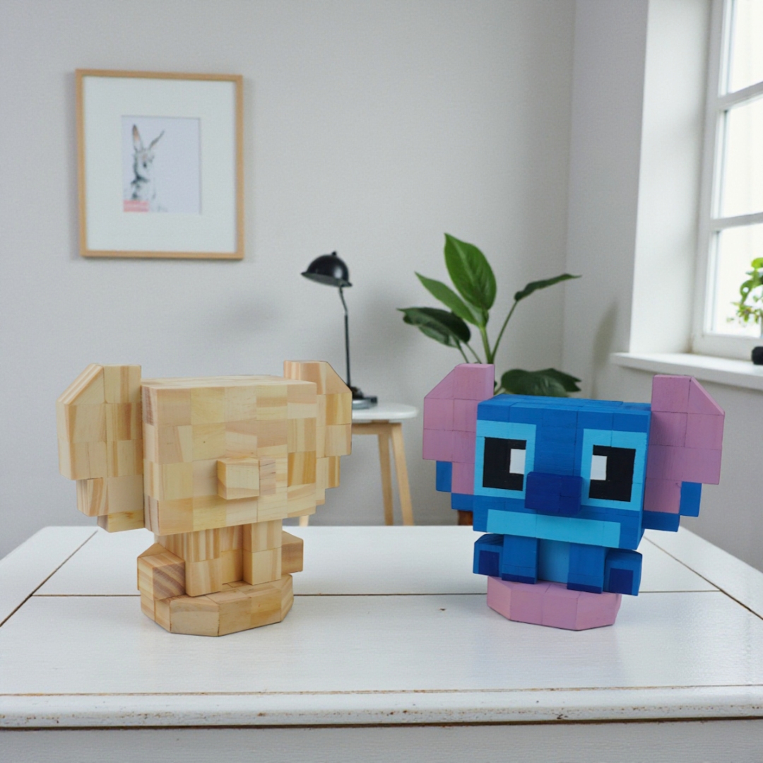 p6 - Mô Hình Gỗ Stitch