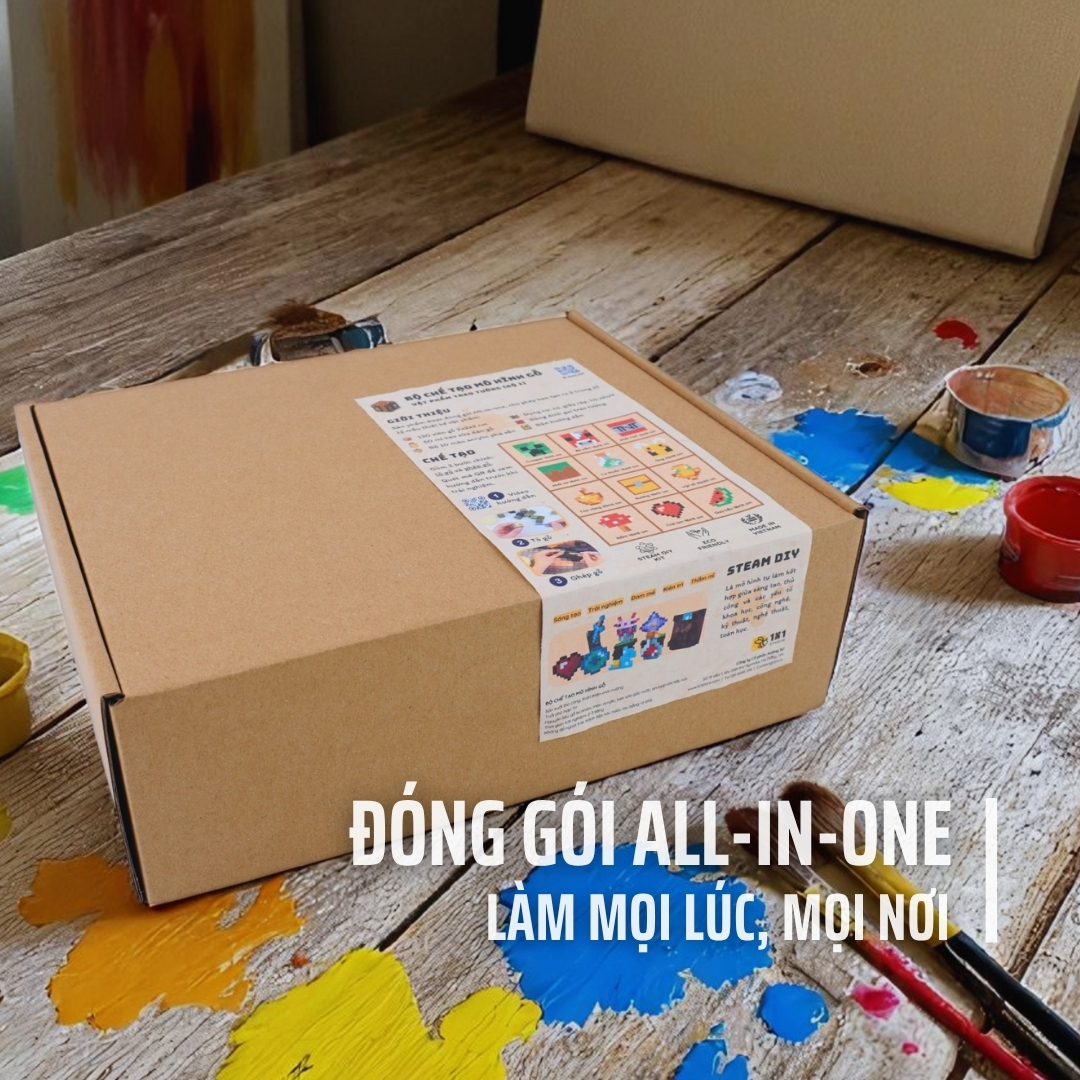 Bộ Chế Tạo 6 Mô Hình Phẳng Decor THU NHỎ (Bộ 2)