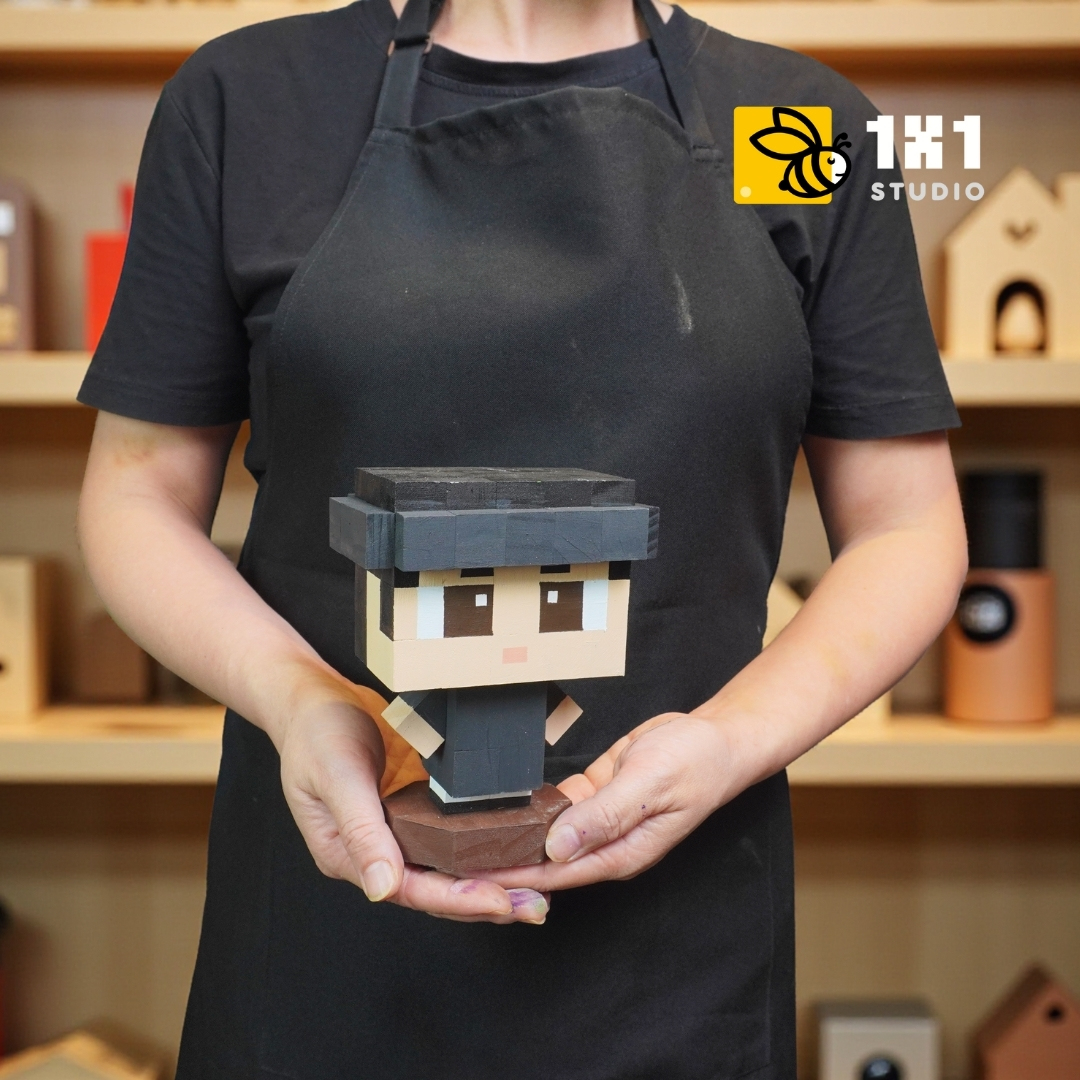 (DIY) Kit Tô Màu Mô Hình Chàng Trai Mặc Áo Ngũ Thân