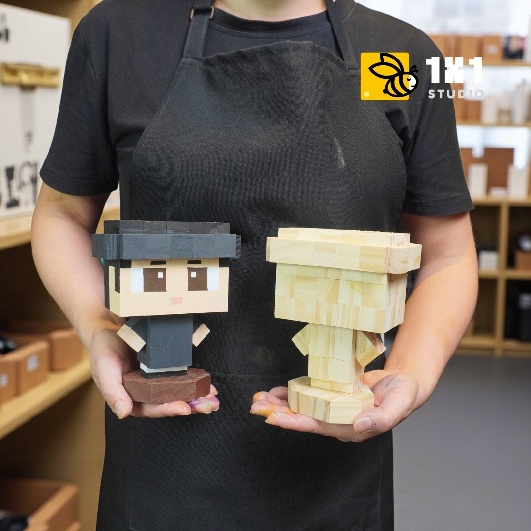 (DIY) Kit Tô Màu Mô Hình Chàng Trai Mặc Áo Ngũ Thân