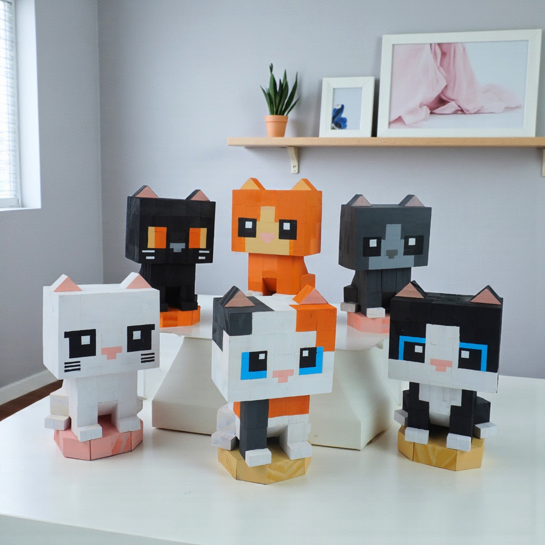 p5 - Mô Hình Mèo Tuxedo