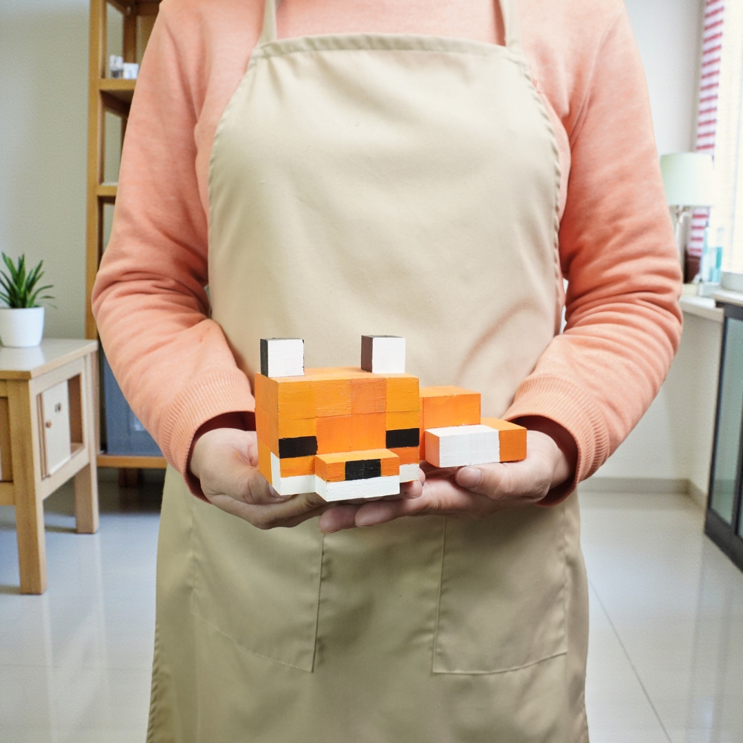 p7. Bộ Lắp Ghép Mô Hình Minecraft Fox Cáo