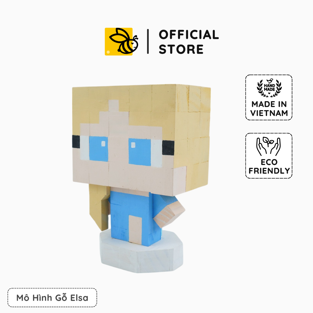 Mô Hình Gỗ Công Chúa Elsa - Frozen (size s)