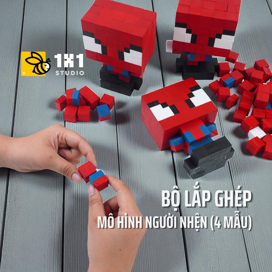 Bộ Lắp Ghép Người Nhện Spiderman (4 Mẫu)