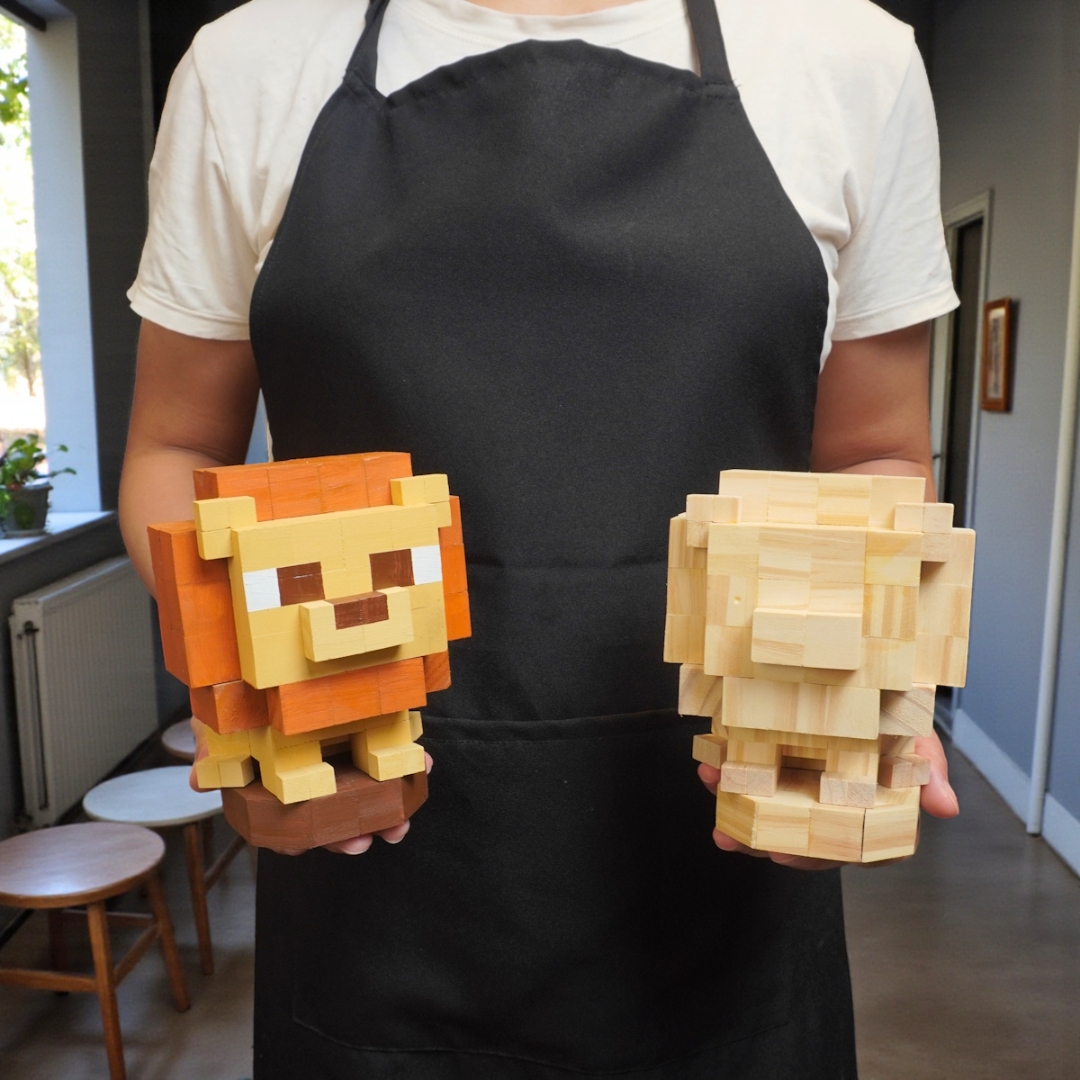 p0. (DIY) Kit Tô Màu Mô Hình Sư Tử