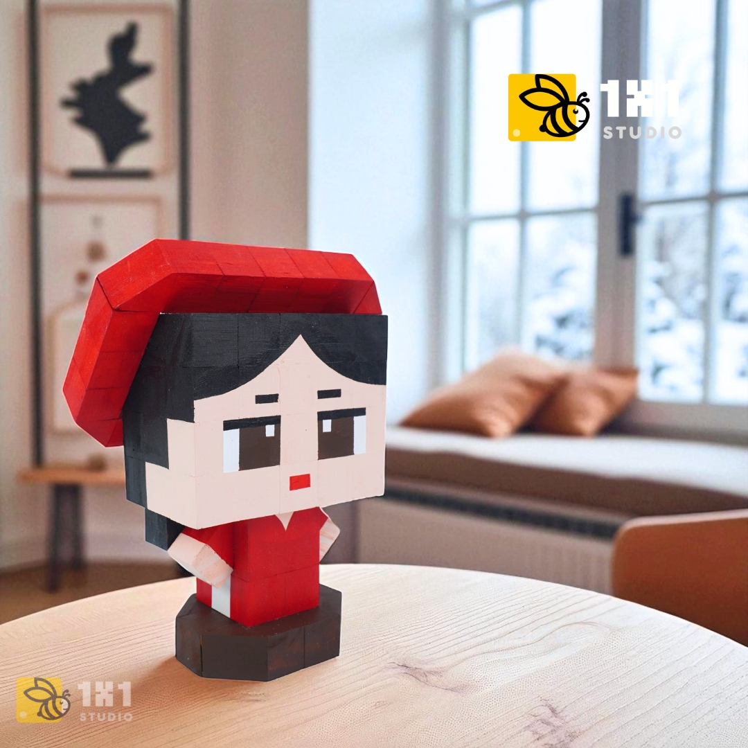 Mô Hình Gỗ Thiếu Nữ Áo Dài