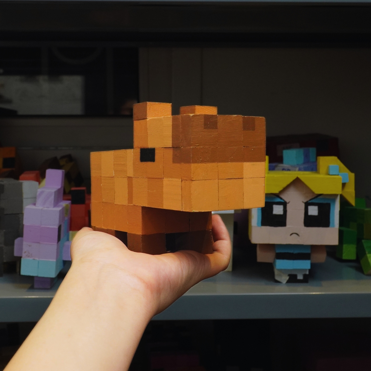 Mô Hình Gỗ Capybara (Art Toy)
