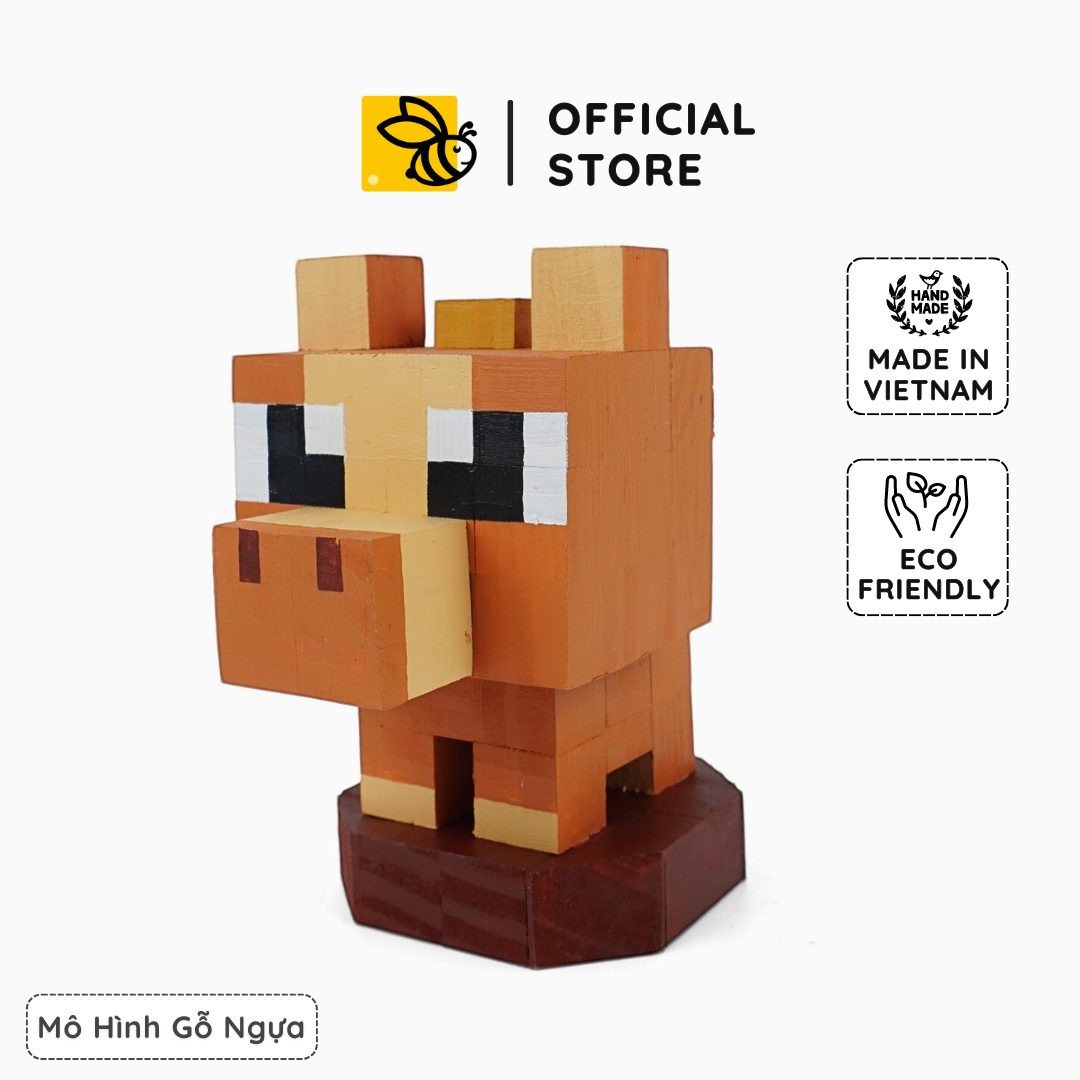 Mô Hình Gỗ 12 Con Giáp Ngọ (Ngựa)