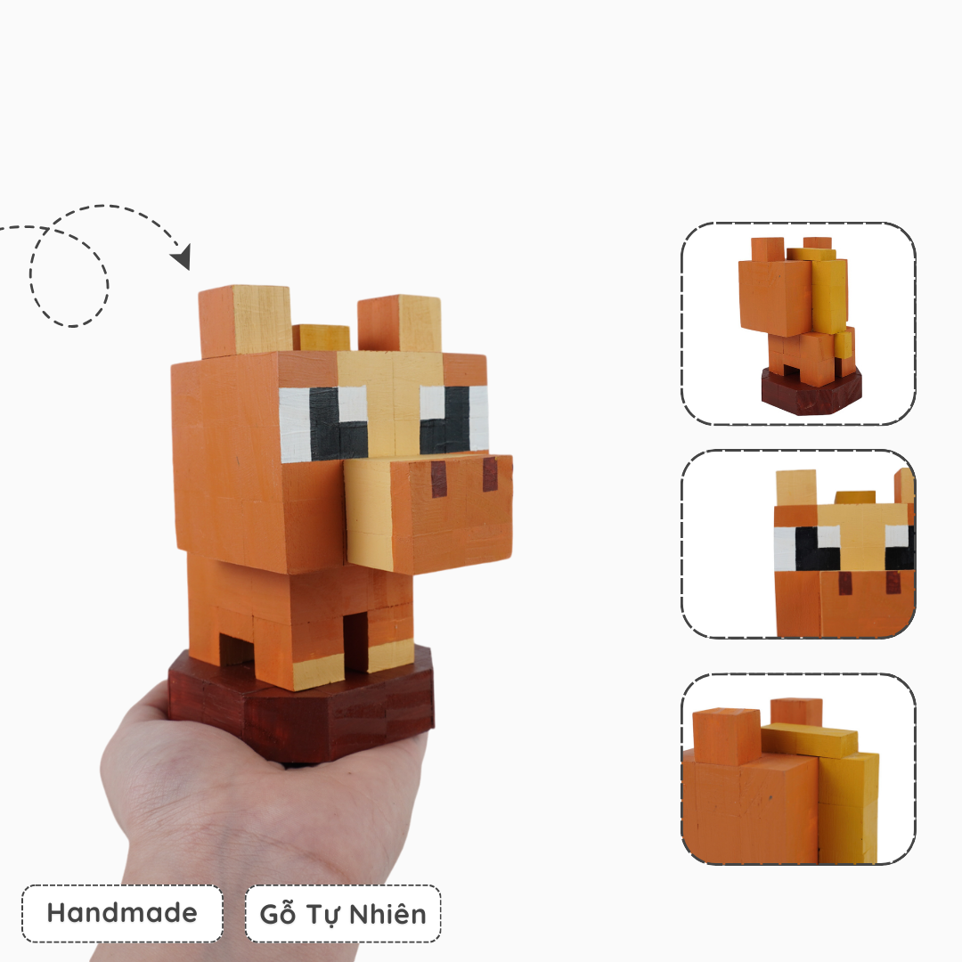 Mô Hình Gỗ 12 Con Giáp Ngọ (Ngựa)