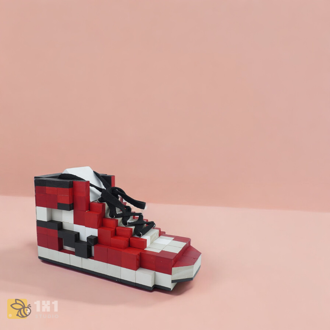 Mô Hình Gỗ Giày Nike AJ1 Chicago (Art Toy)