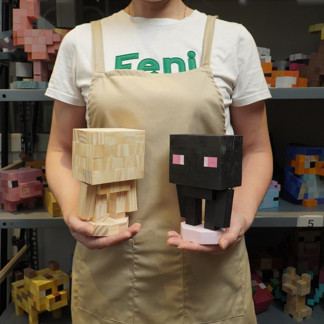 (DIY) Kit Tô Màu Minecraft Enderman (size s)