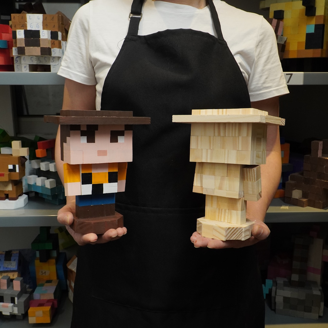 Mô Hình Gỗ Woody Toy Story (size M)