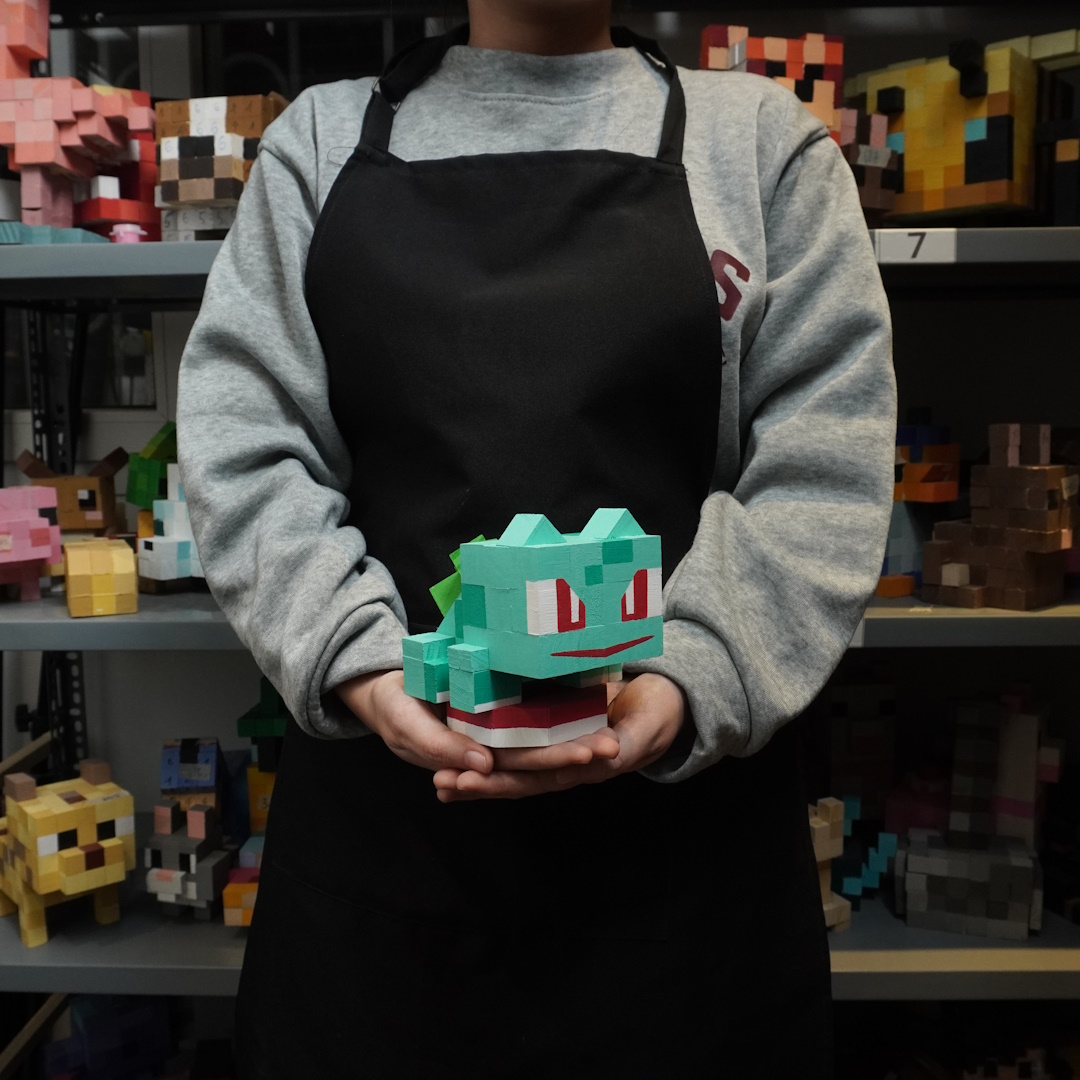 Mô Hình Gỗ Bulbasaur (Pokemon)