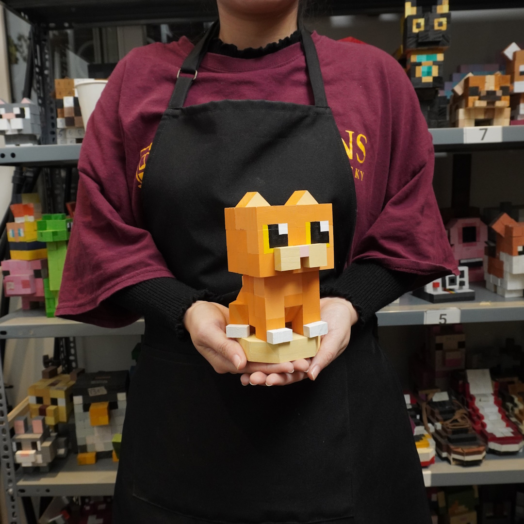 Mô Hình Gỗ Mèo Garfield