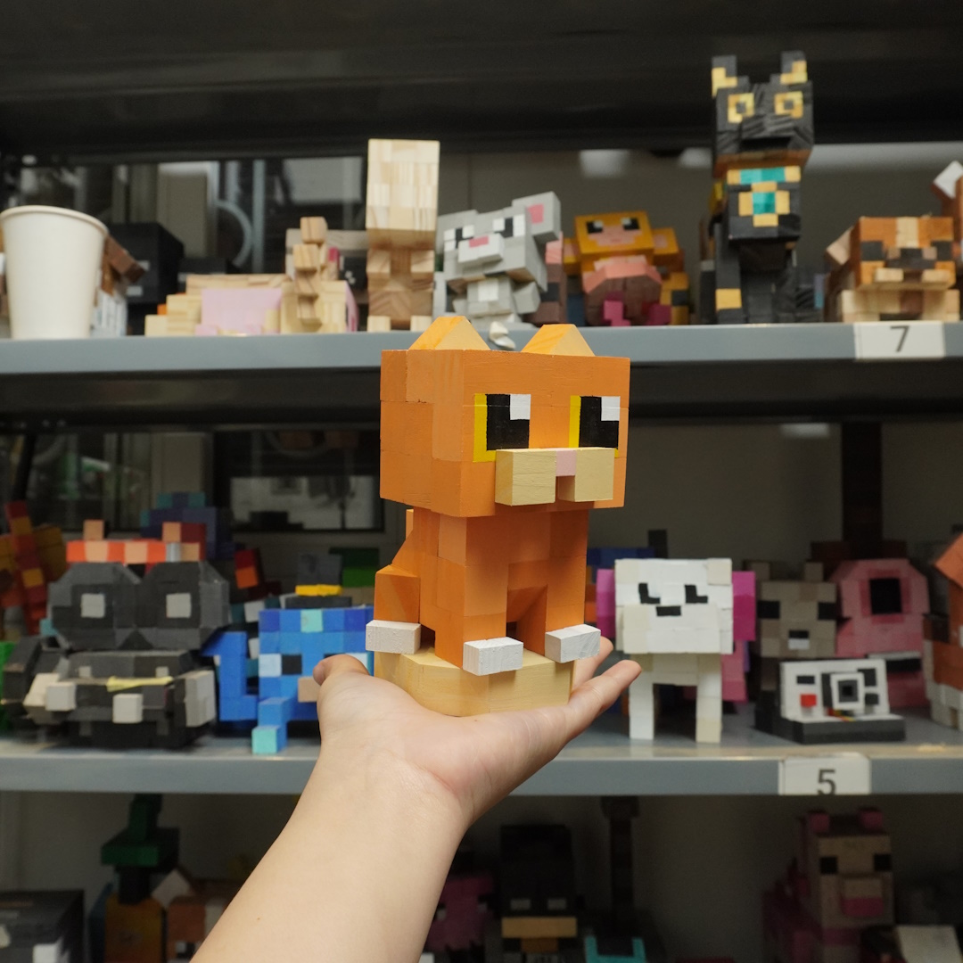 Mô Hình Gỗ Mèo Garfield