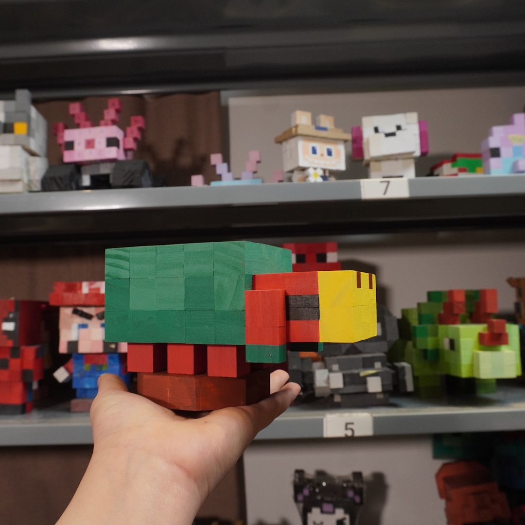 Mô Hình Gỗ Minecraft Sniffer (size s)