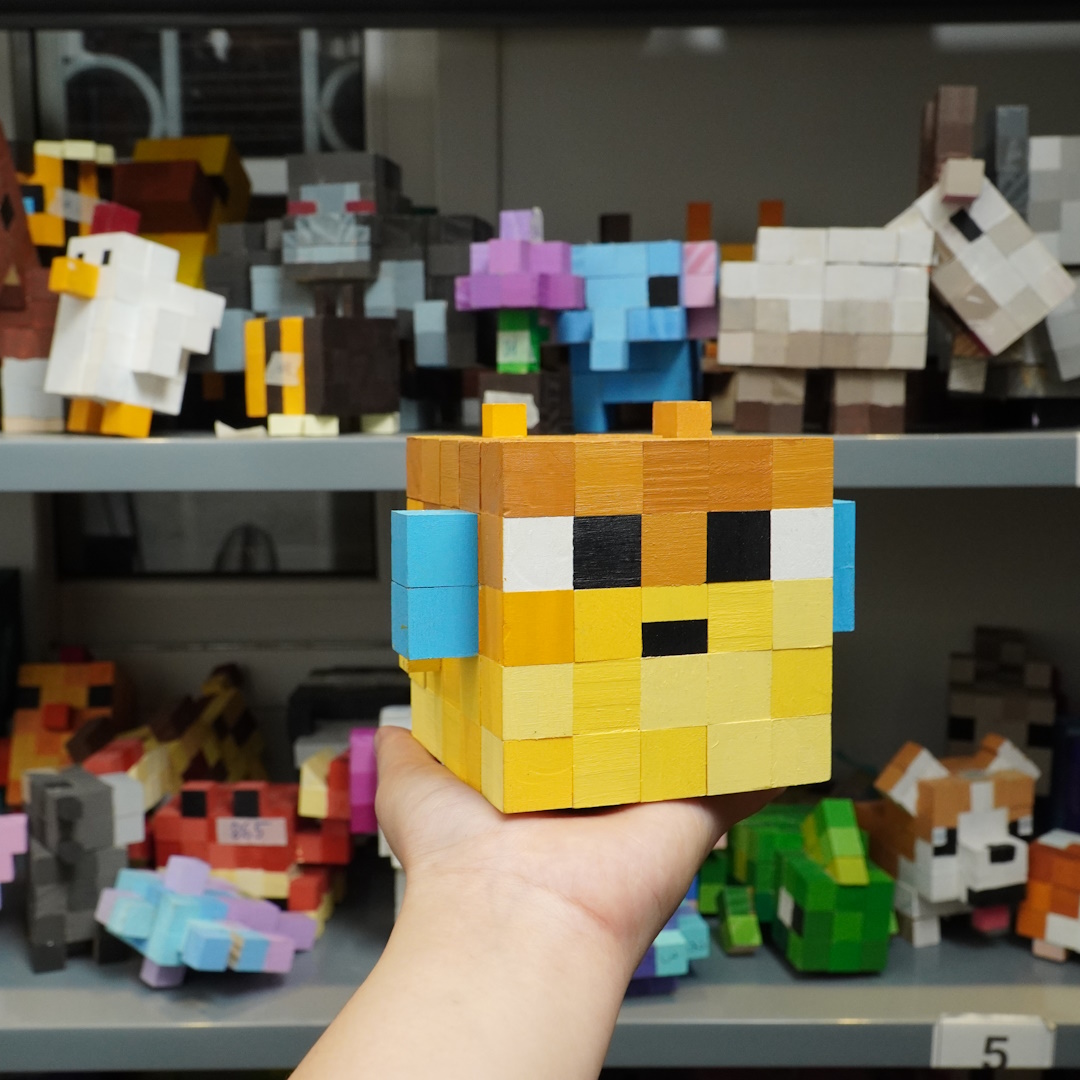 Mô Hình Gỗ Cá Nóc (Art Toy)