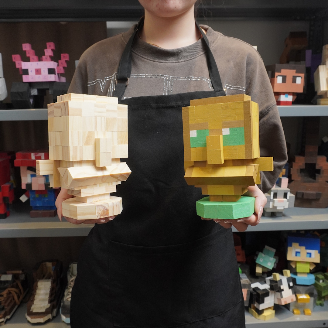 (DIY) Kit Tô Màu Minecraft Totem of Undying