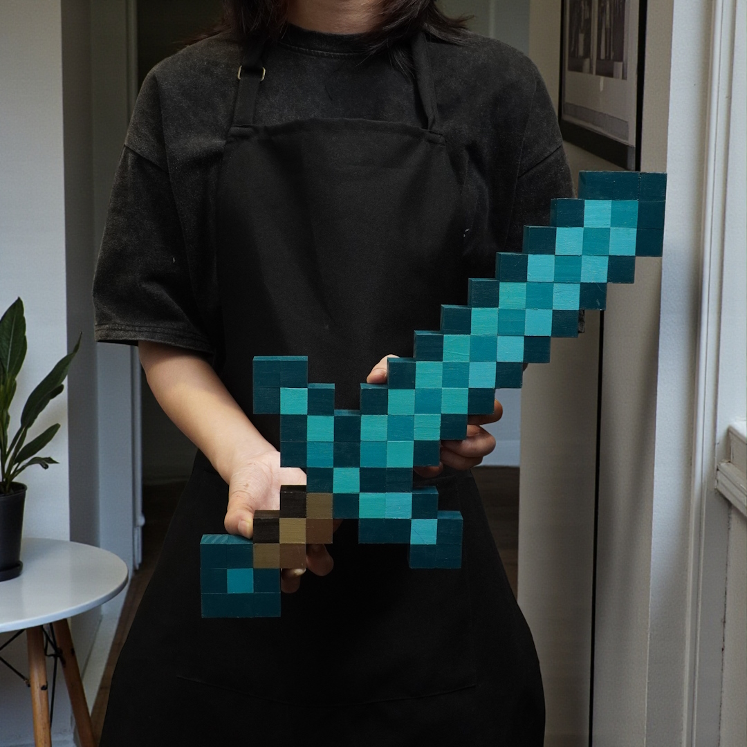 p2. Bộ Lắp Ghép Trang Bị Minecraft X1 (2cm)