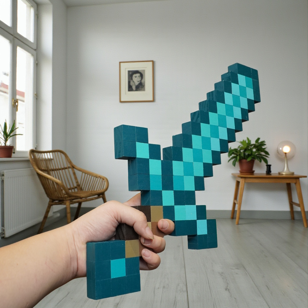 p2. Bộ Lắp Ghép Trang Bị Minecraft X1 (2cm)