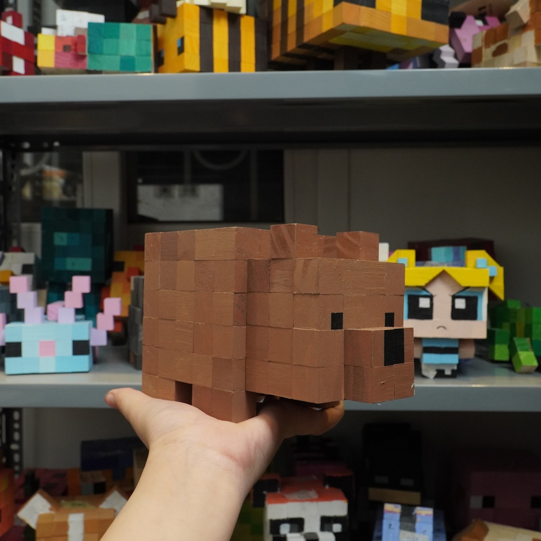 Mô Hình Gấu Nâu (Art Toy)