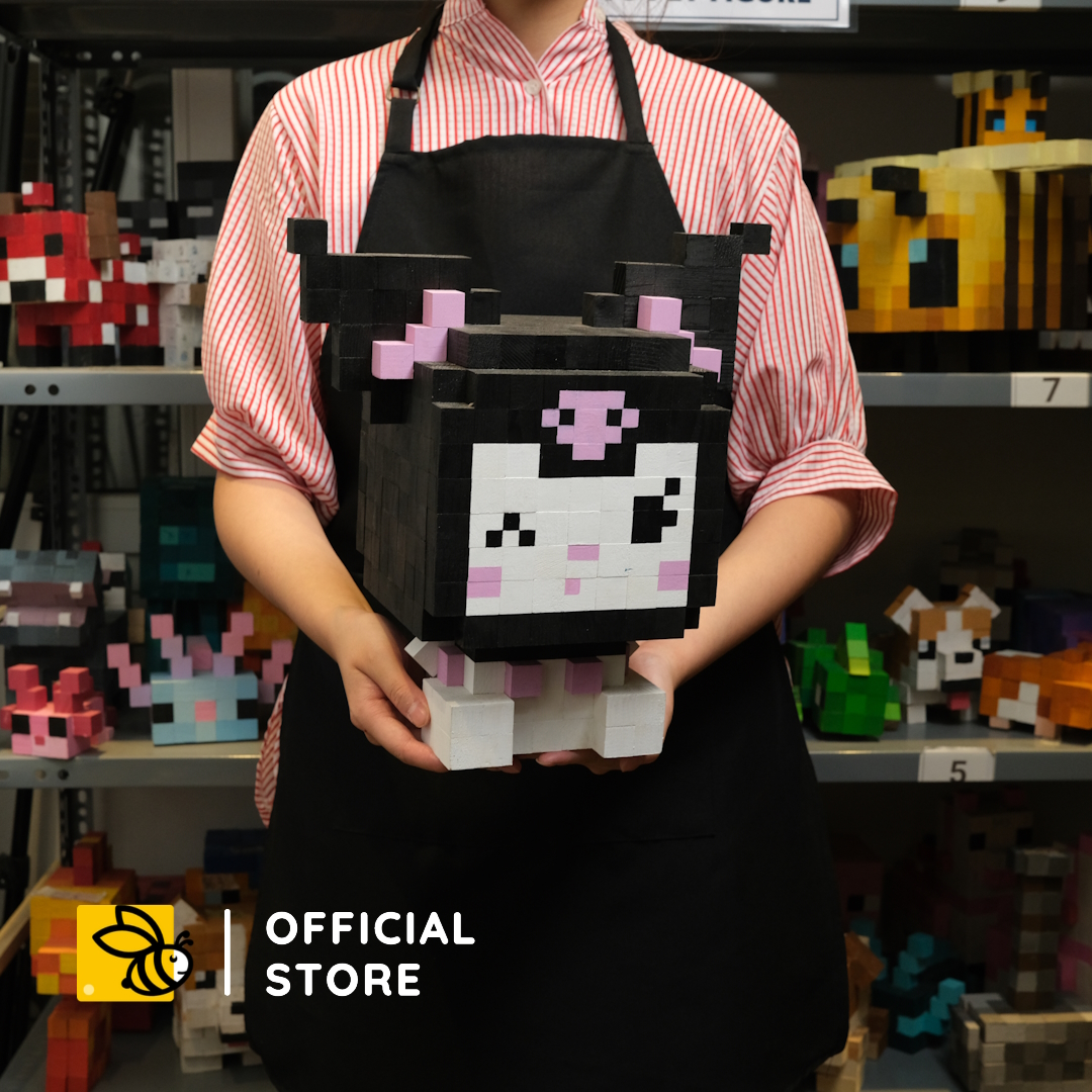 Mô Hình Gỗ Bigsize Kuromi (Art Toy)