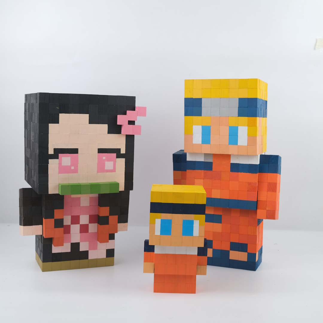 Mô Hình Gỗ Bigsize Nezuko Kamado (Art Toy)