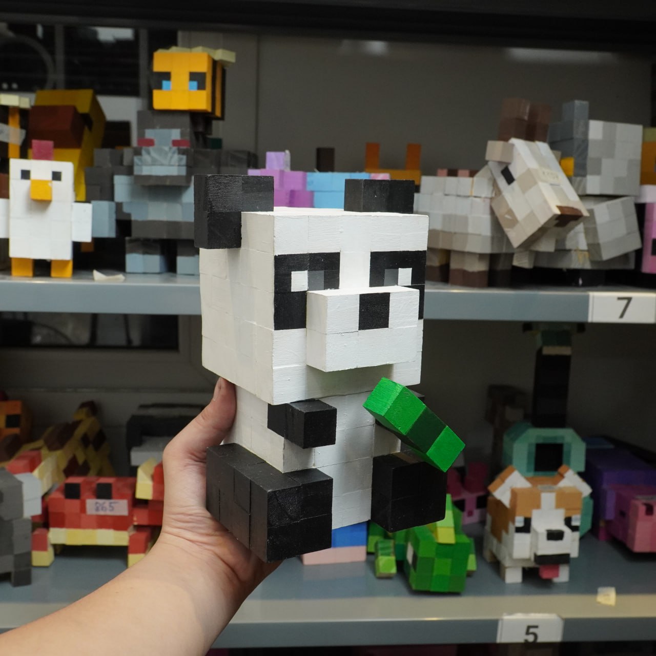 Mô Hình Gỗ Gấu Trúc (Art Toy)