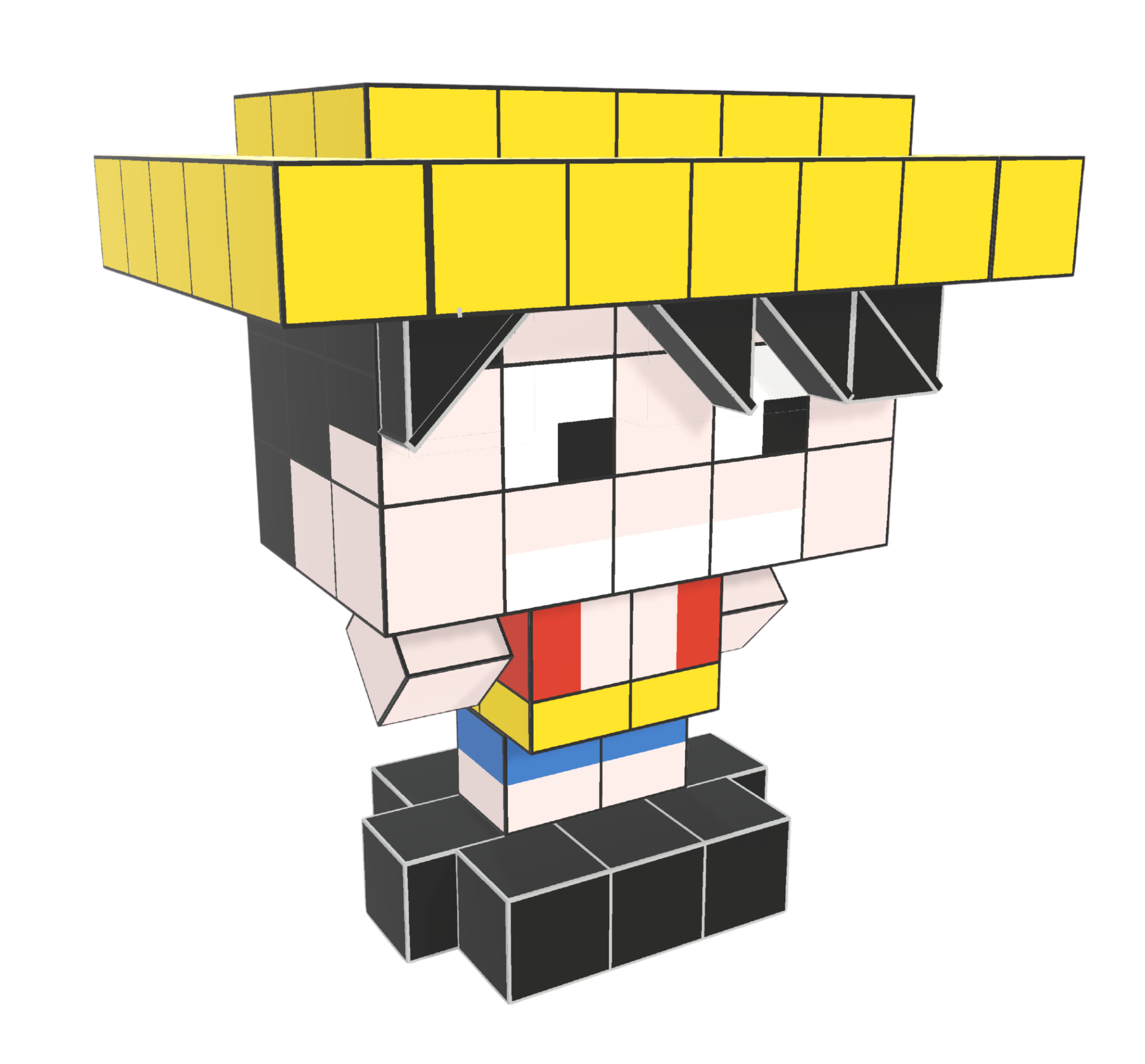 p2. Bộ Lắp Ghép NV (Cảm Hứng Từ Luffy)