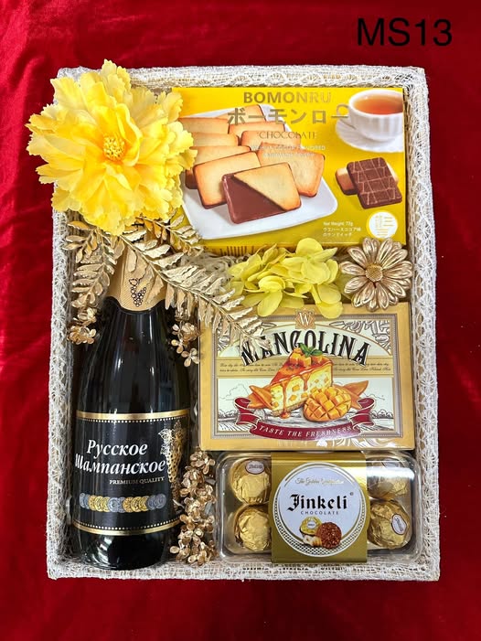 Khay gỗ tone vàng MS13