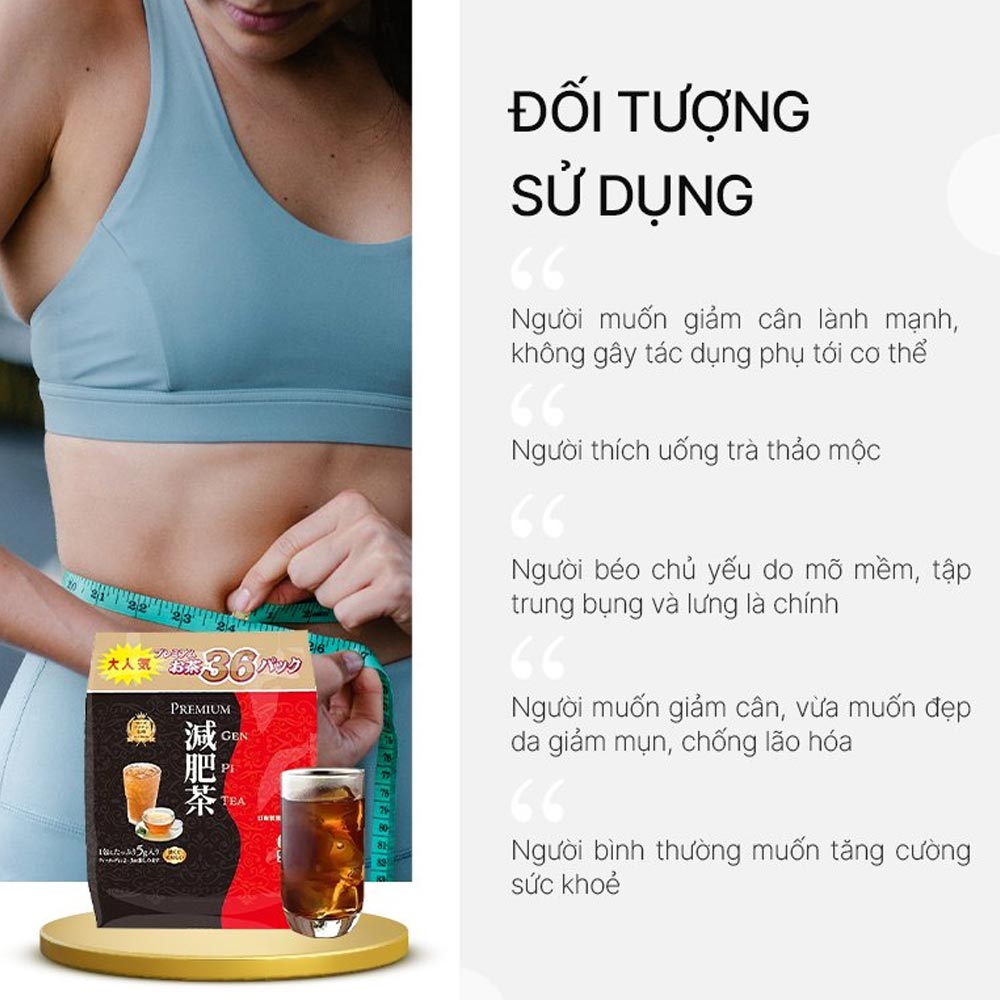 Trà Giảm Cân Thải Độc Genpi Premium NDY-u 36 Gói