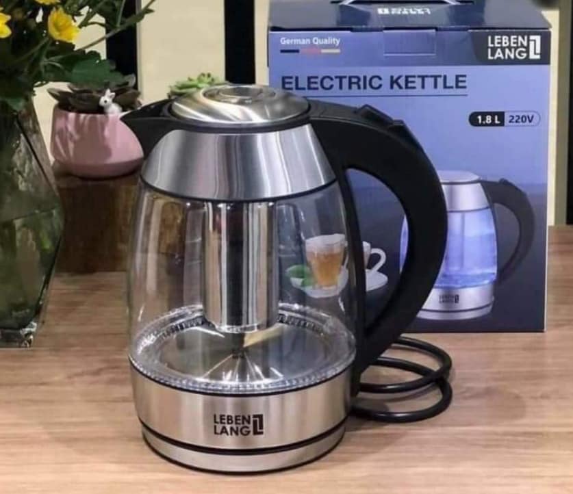 Ấm siêu tốc  LEBENLANG 1,8L kèm lõi lọc