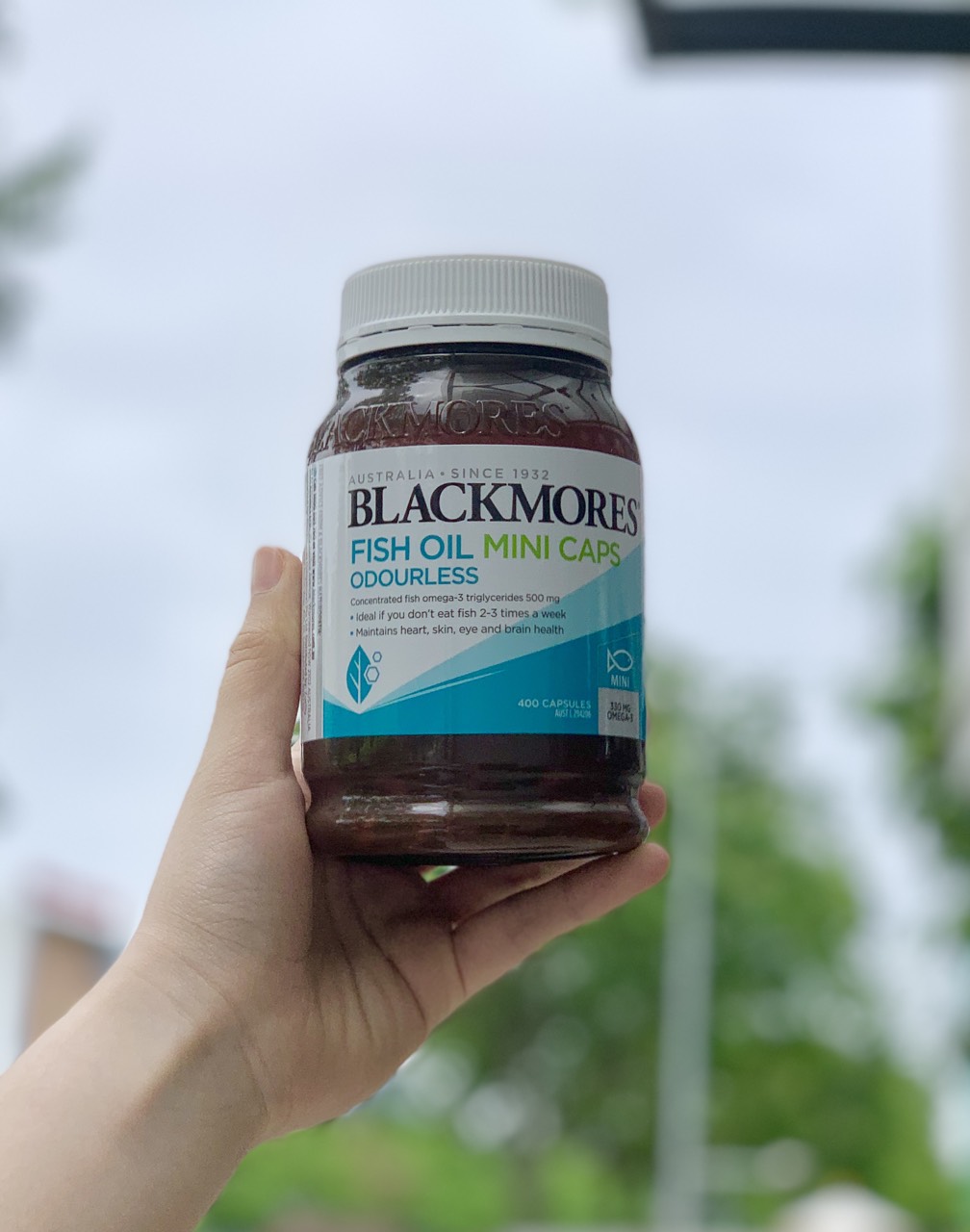 Dầu cá Omega Mini Double Concentrate 400 viên Khử mùi của Úc