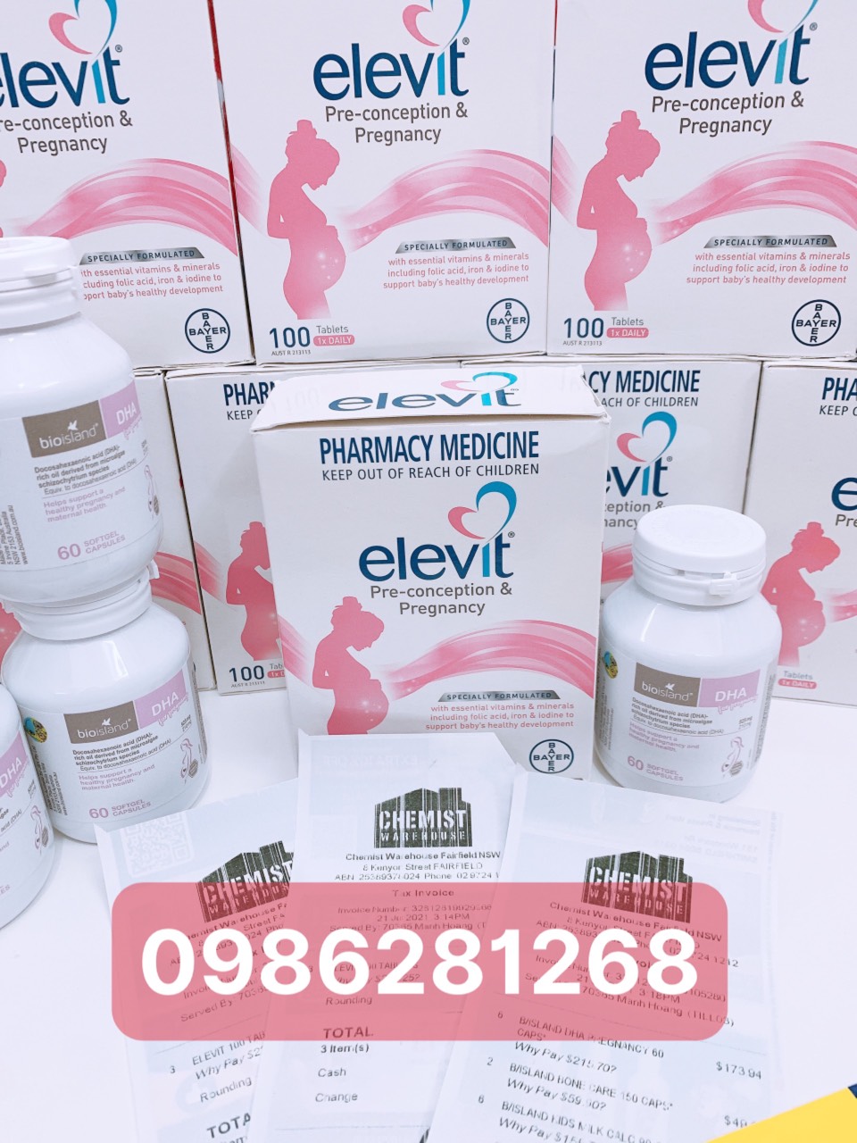 Elevit - Vitamin Tổng Hợp Cho Bà Bầu Của Úc Hộp 100 Viên