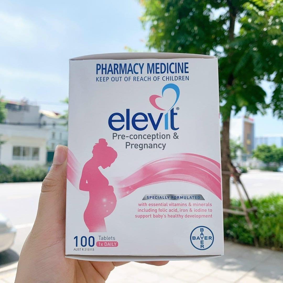 Elevit - Vitamin Tổng Hợp Cho Bà Bầu Của Úc Hộp 100 Viên