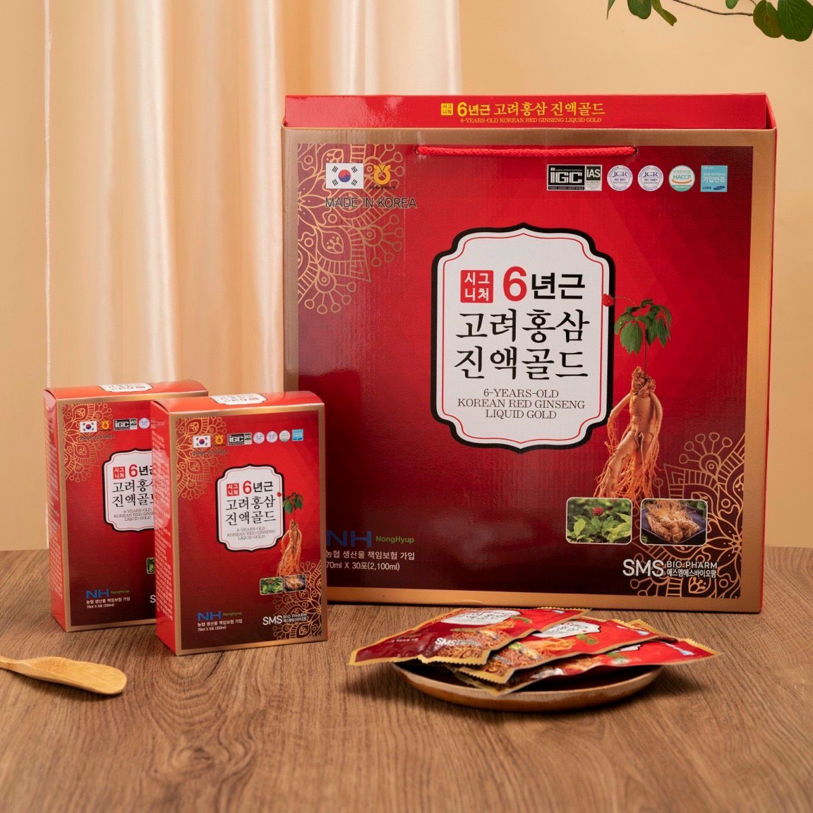 Nước hắc sâm NongHuyp Hàn Quốc hộp 30 gói nhỏ